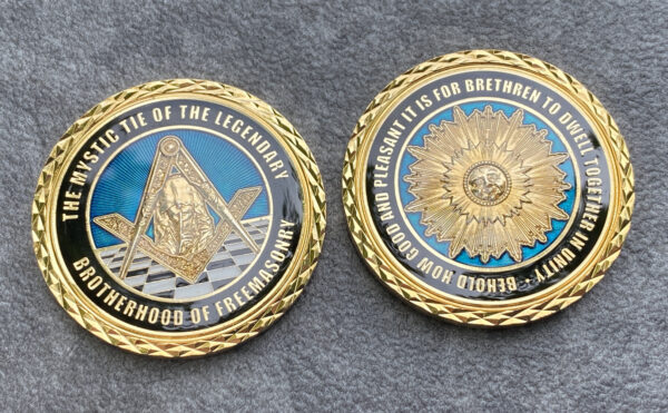 Master Mason Challenge Coin - Image 6